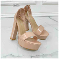Sandalia nude tacon 14cm  BL717-PM   C11