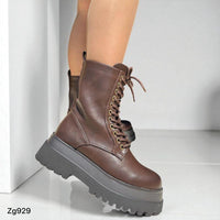 Botin cafe plataforma 6cm  YL273  C-27