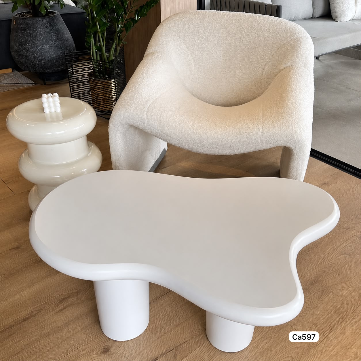 Mesa de nube blanco madera  100cm* 69cm* 40cm