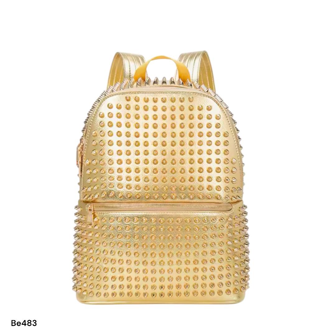 Morral dorado taches   39cm* 13cm* 42cm    C-24035