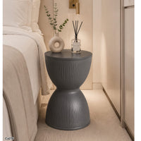 Mesa auxiliar gris  31cm* 31cm* 46cm