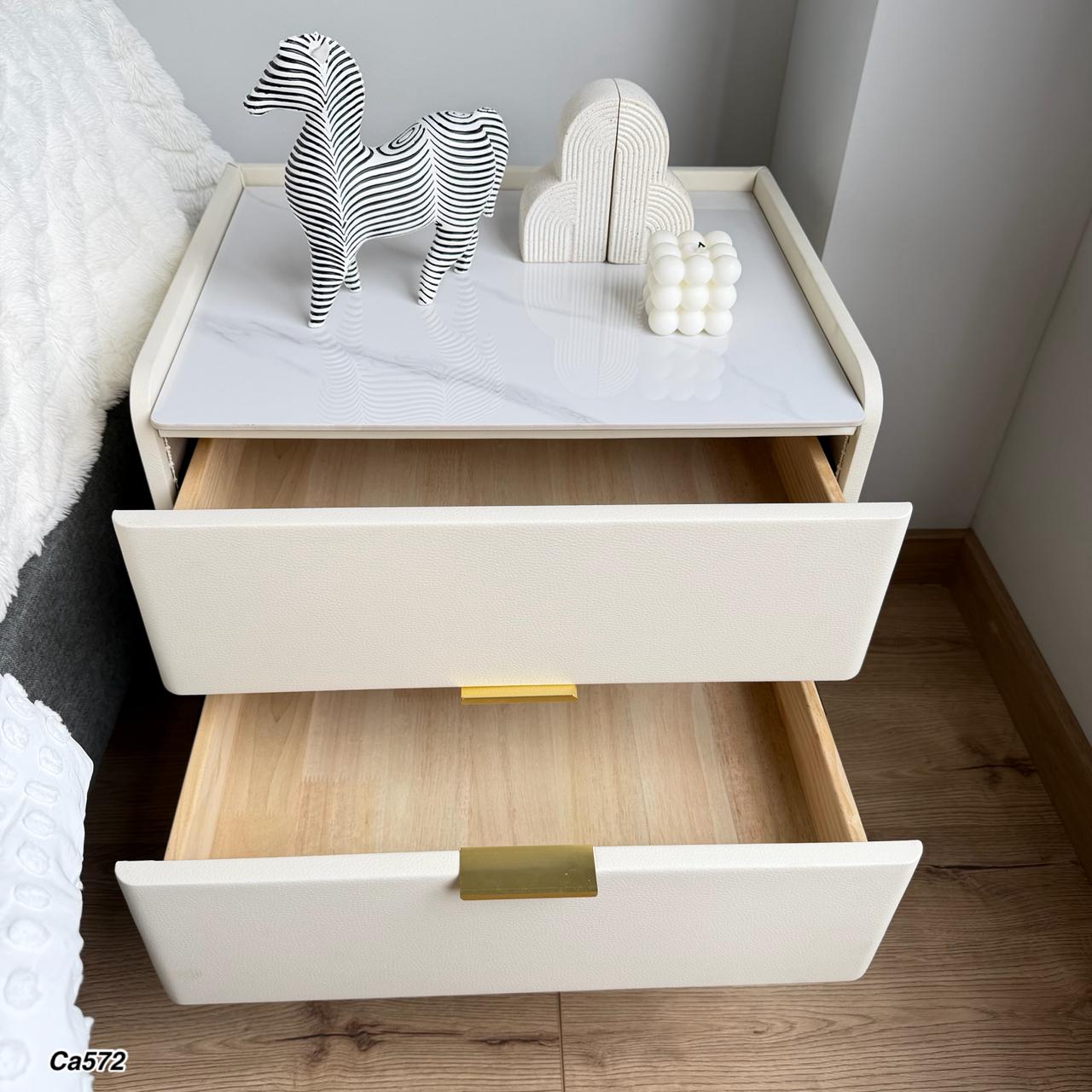 Nochero blanco cuadrado   50cm* 40cm* 46cm