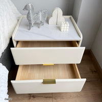 Nochero blanco cuadrado   50cm* 40cm* 46cm