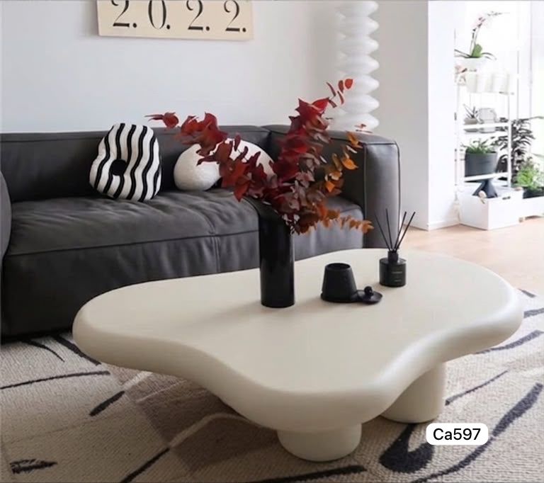 Mesa de nube blanco madera  100cm* 69cm* 40cm