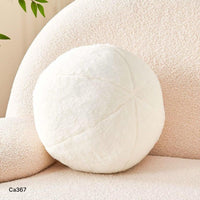 Cojin de bola blanco  30cm* 30cm