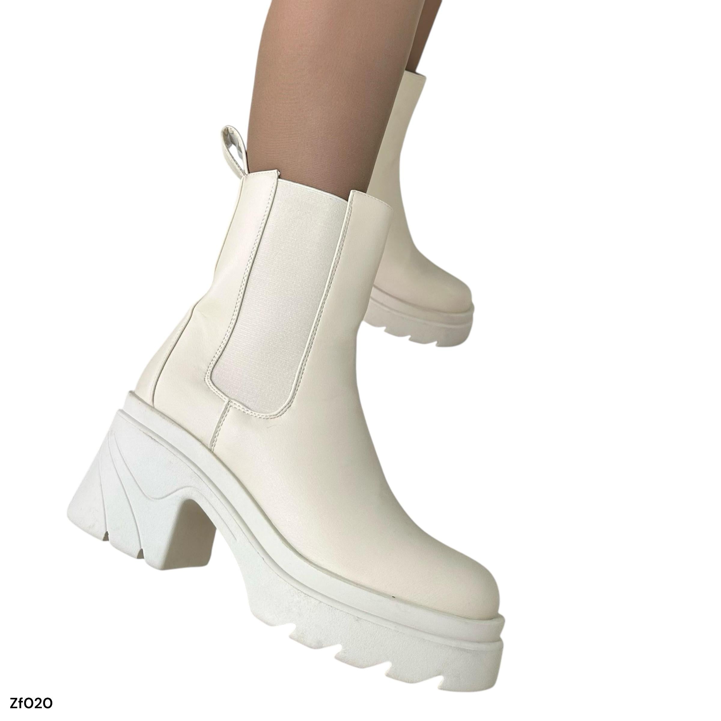 Botin beige tacon 8cm   FR639  C24-25