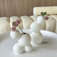 Jarron 3 bolas ceramica  11cm* 23cm