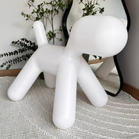 Silla perro blanco grande  69cm* 42cm* 54cm