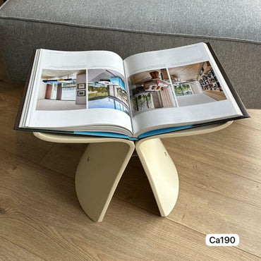 Mesa auxiliar mariposa blanco  43cm* 30cm* 38.5cm