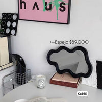 Espejo de pared nordico negro   41cm* 26cm
