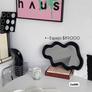 Espejo de pared nordico negro   41cm* 26cm
