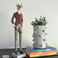 Escultura de ciervo elegante  11cm* 12cm* 43cm