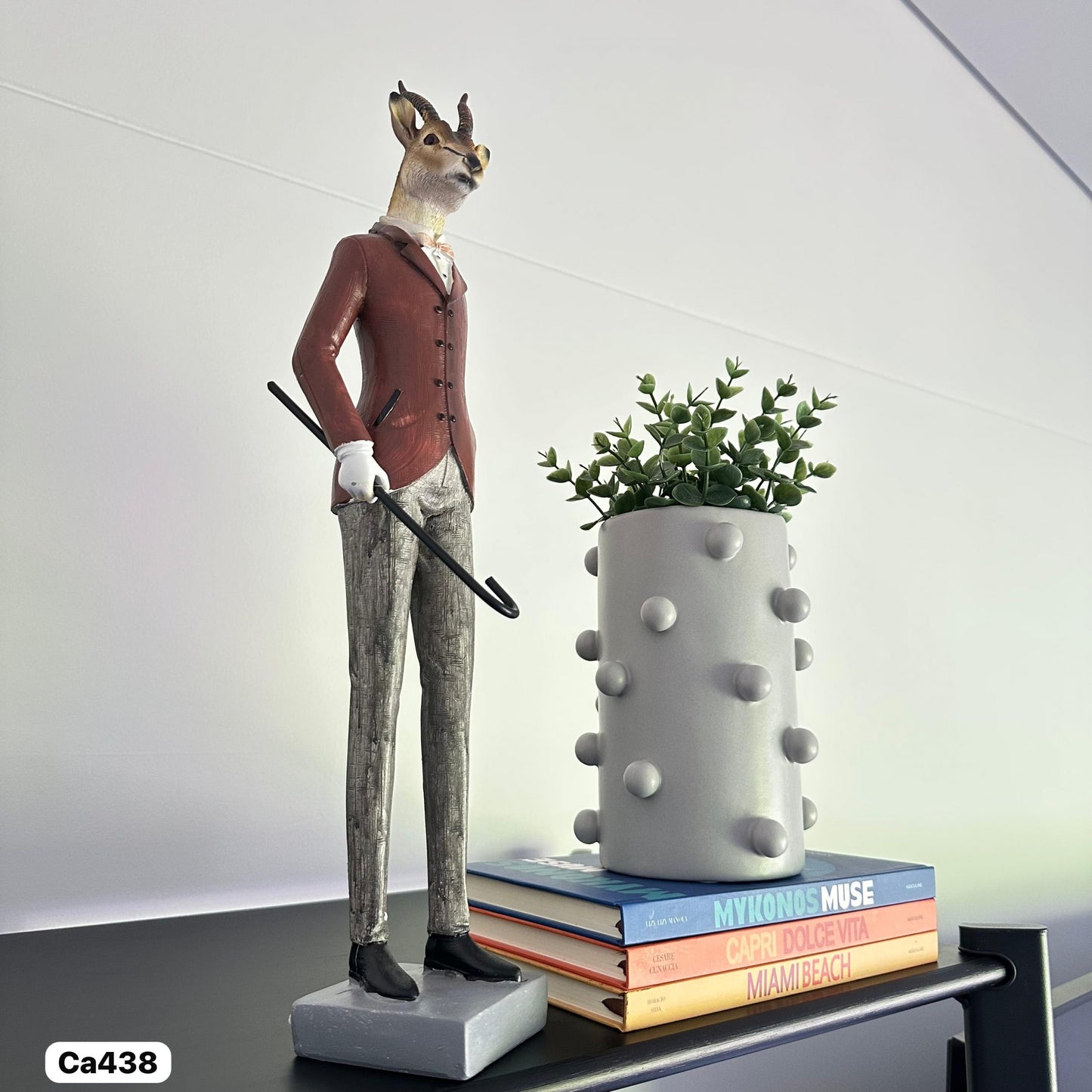 Escultura de ciervo elegante  11cm* 12cm* 43cm