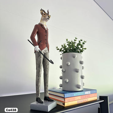 Escultura de ciervo elegante  11cm* 12cm* 43cm