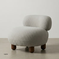 Silla gris claro tela boucle  76cm* 84cm* 68cm