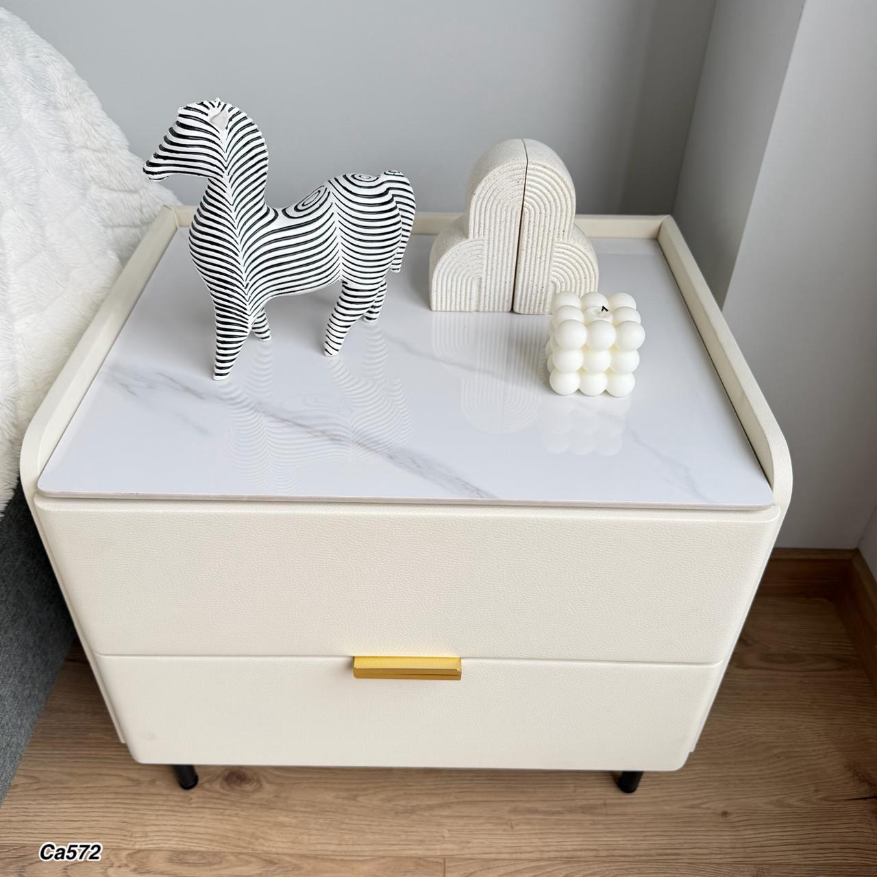 Nochero blanco cuadrado   50cm* 40cm* 46cm