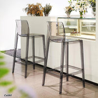Silla de barra gris transparente  PC  48cm* 47.5cm* 94cm