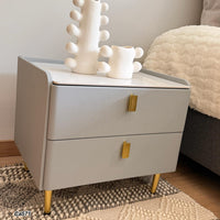 Nochero gris cuadrado  50cm* 40cm* 46cm