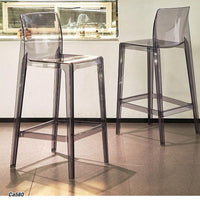 Silla de barra gris transparente  PC  48cm* 47.5cm* 94cm