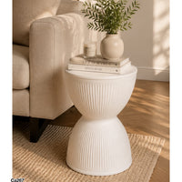 Mesa auxiliar blanco  31cm* 31cm* 46cm