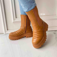 Bota terracota suela 5cm  CM6829