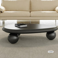 Mesa de centro negro madera   100cm* 68cm* 30cm
