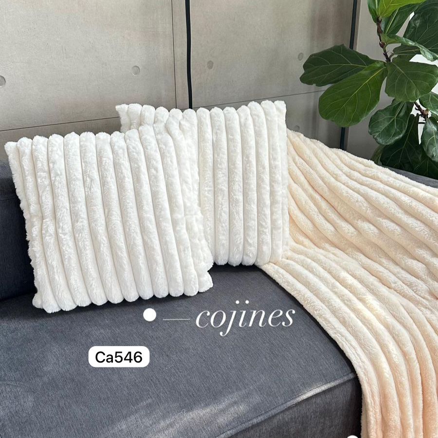 Funda de cojin blanco  45cm* 45cm