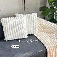 Funda de cojin blanco  45cm* 45cm