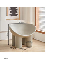 Silla patas de elefante gris  PE  56cm* 83cm* 62cm