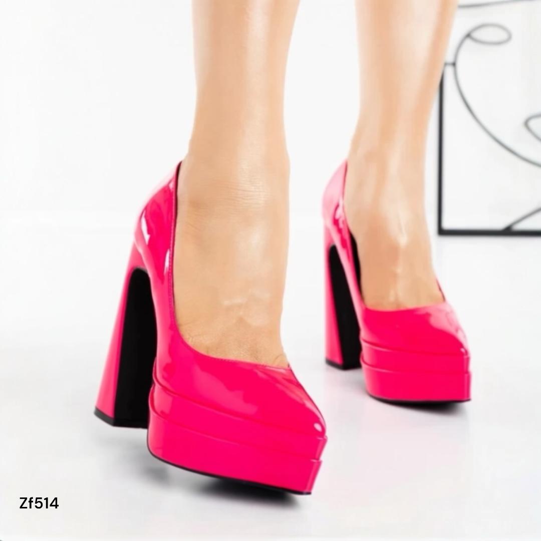 Tacon fucsia plataforma 4cm tacon 13cm  LD-1163   C2