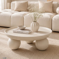 Mesa de centro blanco metal   75cm* 30cm