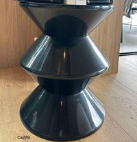 Mesa auxiliar nordica negro   36cm* 36cm* 45cm