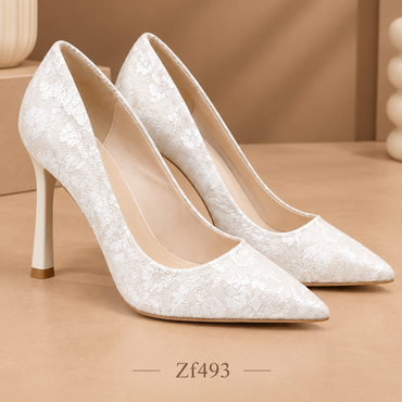 Stiletto textura beige tacon 10cm Y7034 C3