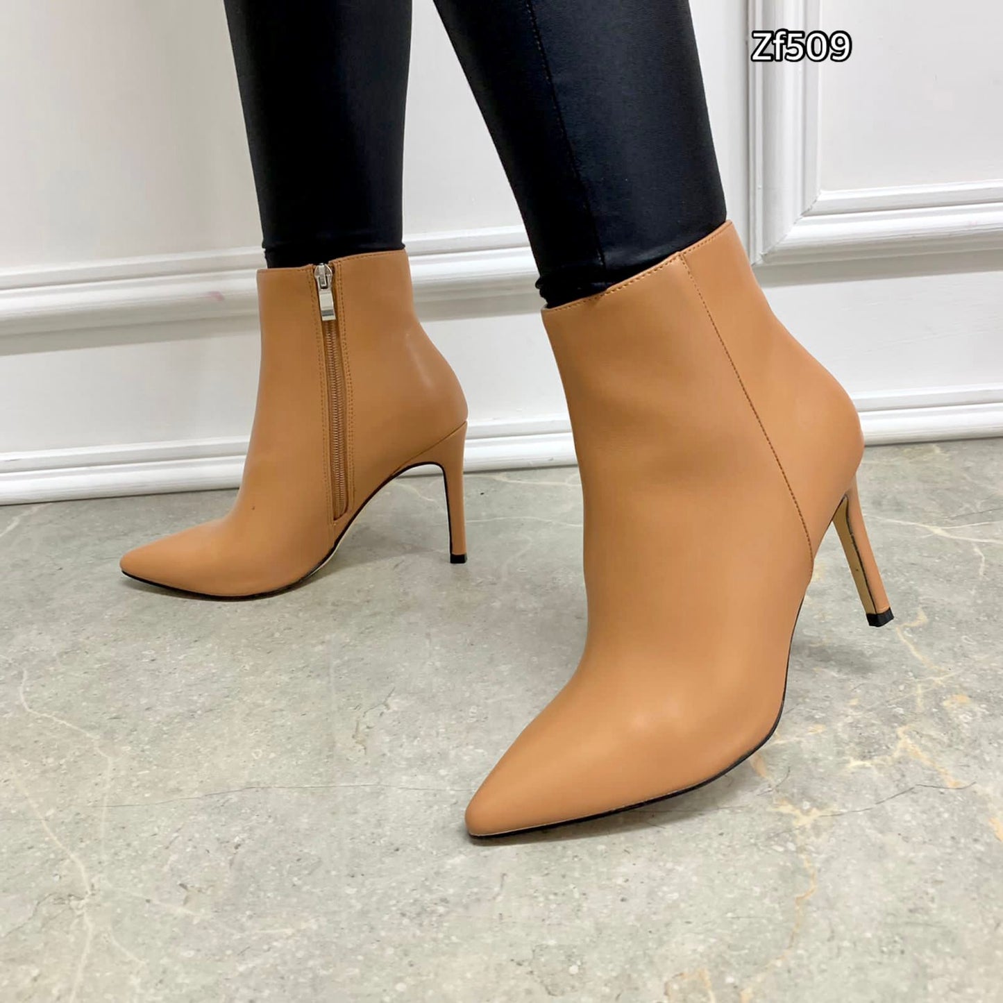 Botin café tacon 9cm   X8220  C34
