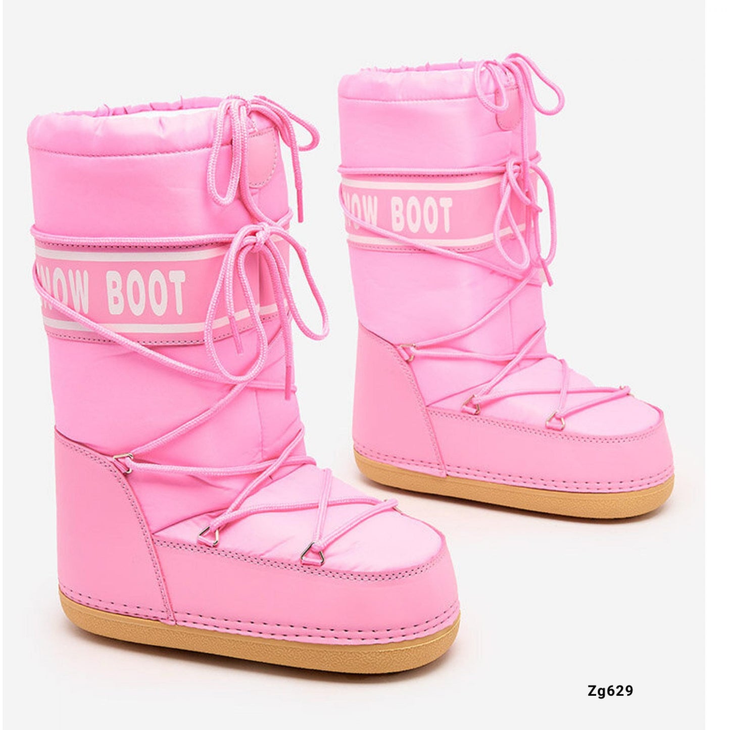 Bota rosado tipo nieve NB618  C-77