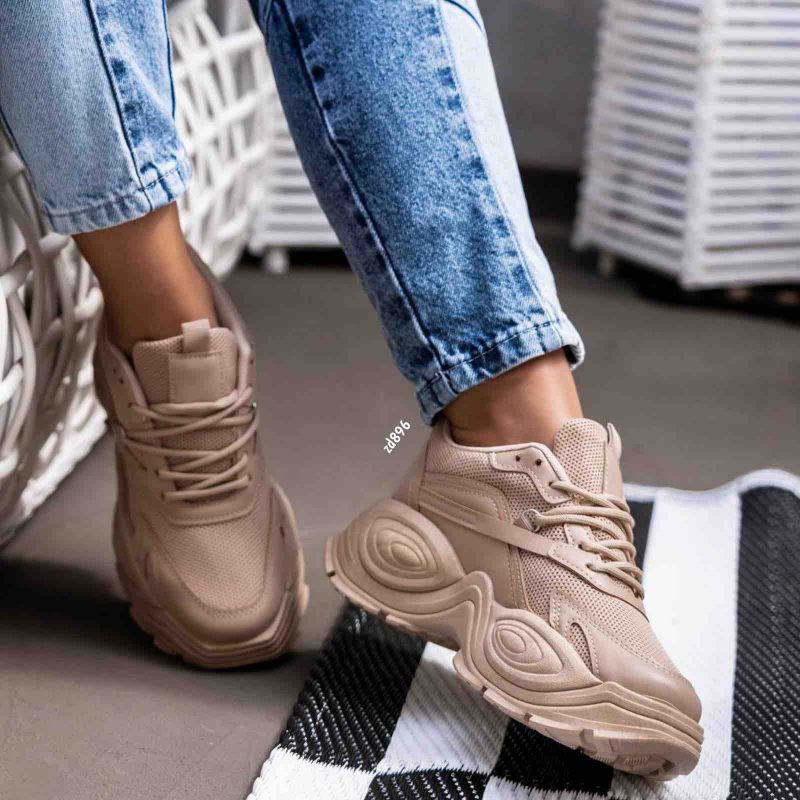 Tenis camel suela 5cm C27-L8081 - Image 2