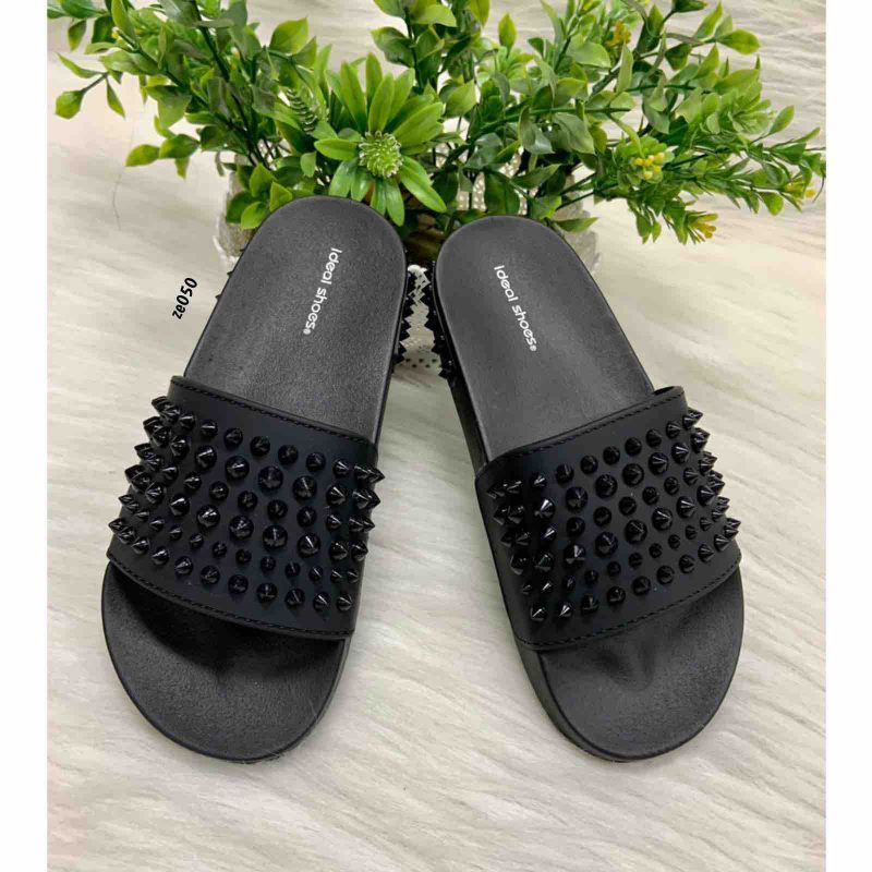 Sandalia negra taches negros C102-3734 - Image 3