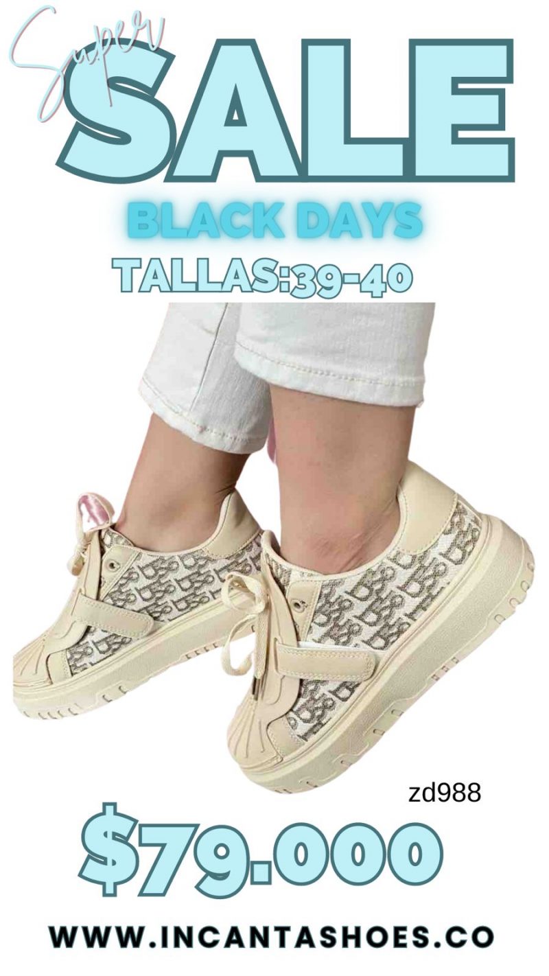 Tenis beige detalles letras C58-B-78