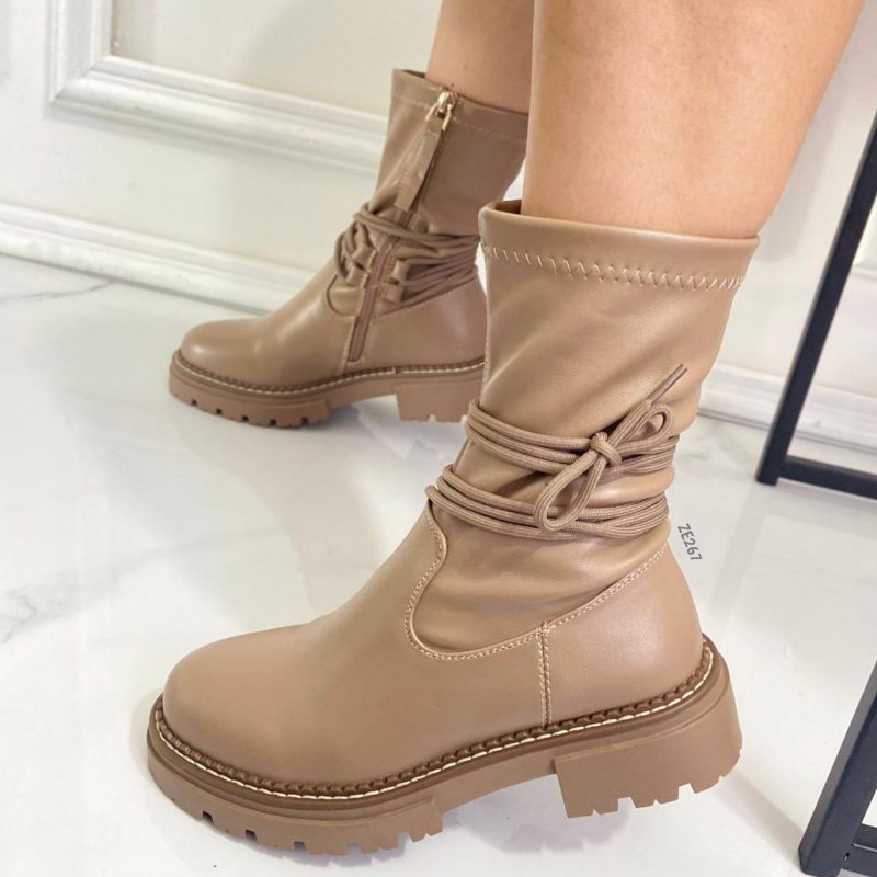 Botin café cordon tacon 3cm M577 - Image 2