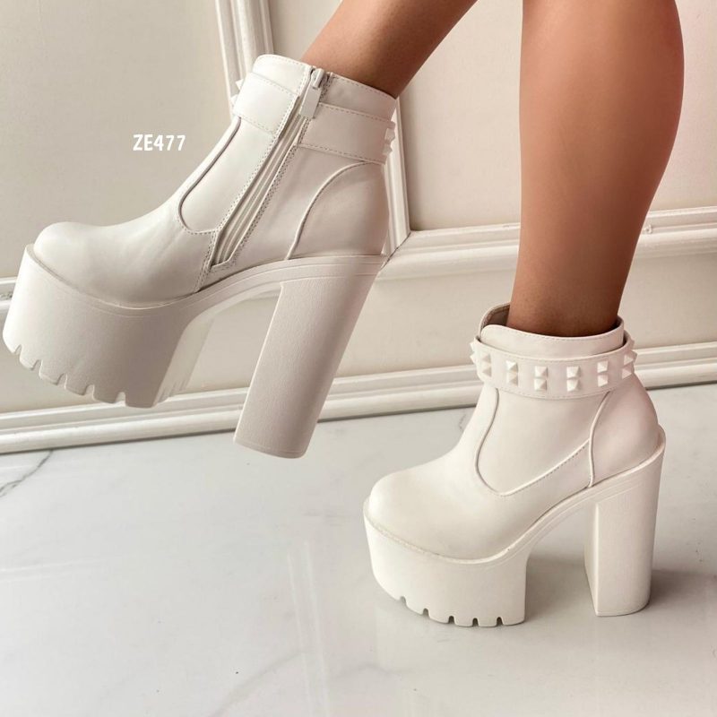 Botin Blanco tacon 14cm 168-5 - Image 2