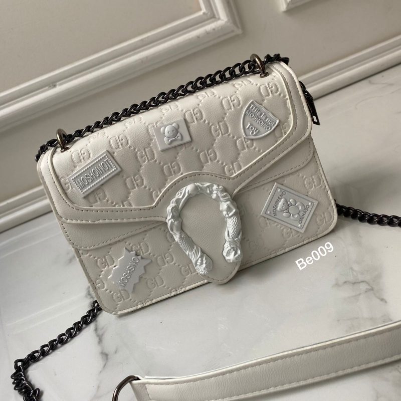Bolso blanco aplique 22cm*15Cm 6861-25 - Image 2