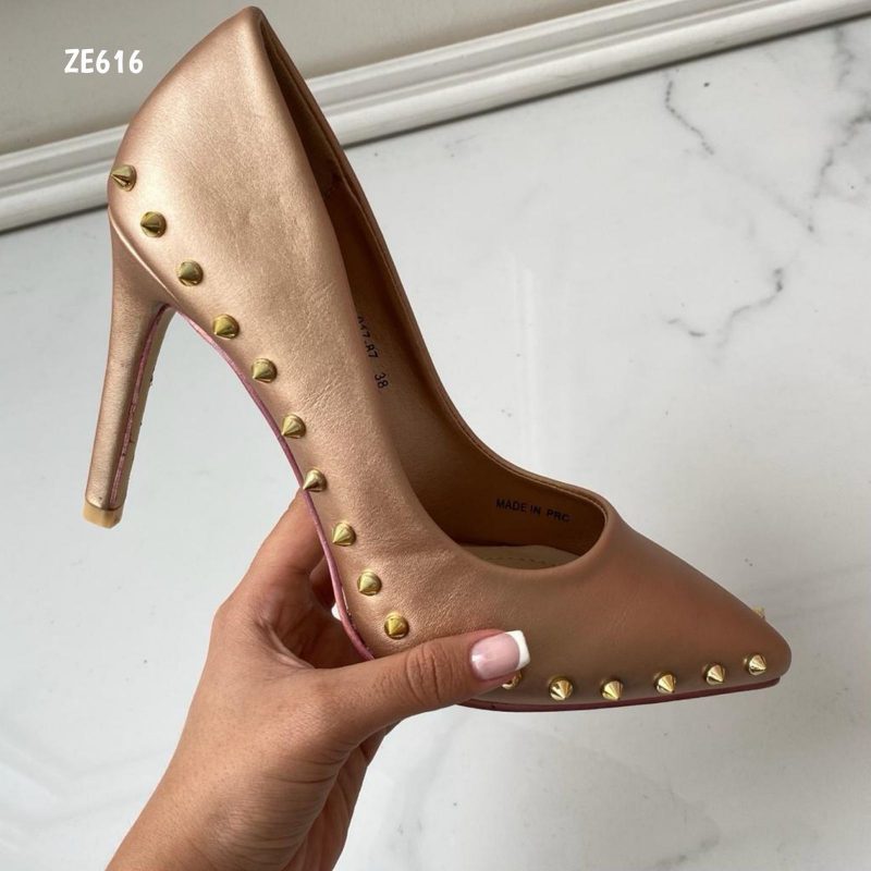 Stiletto oro rosa tacon 10Cm 017-87