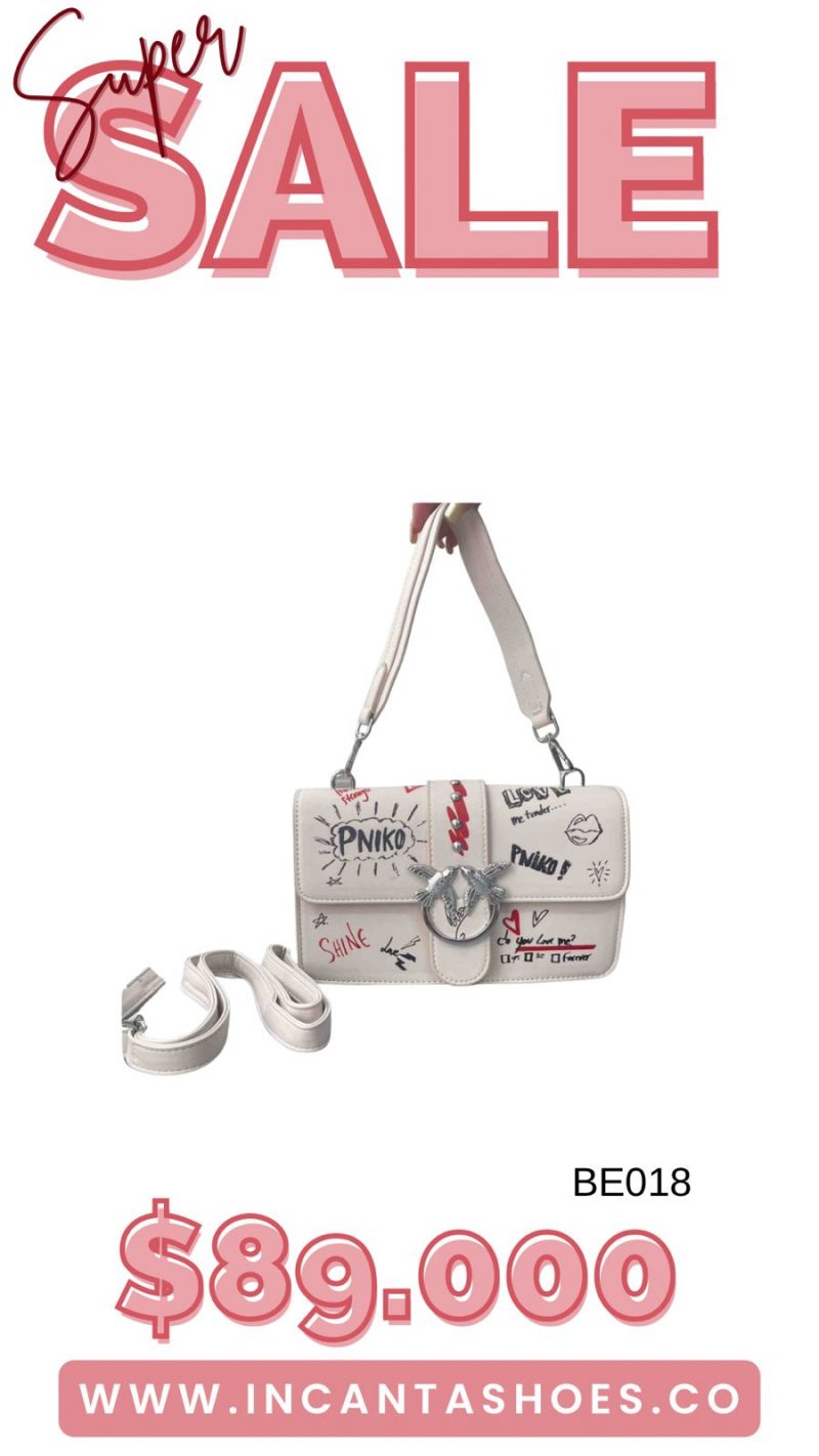 bolso beige letras 24Cm*14Cm 2101-9