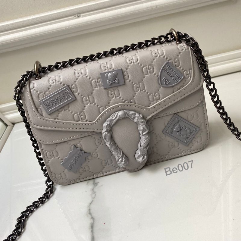 Bolso gris aplique 22cm*15Cm 6861-25 - Image 2