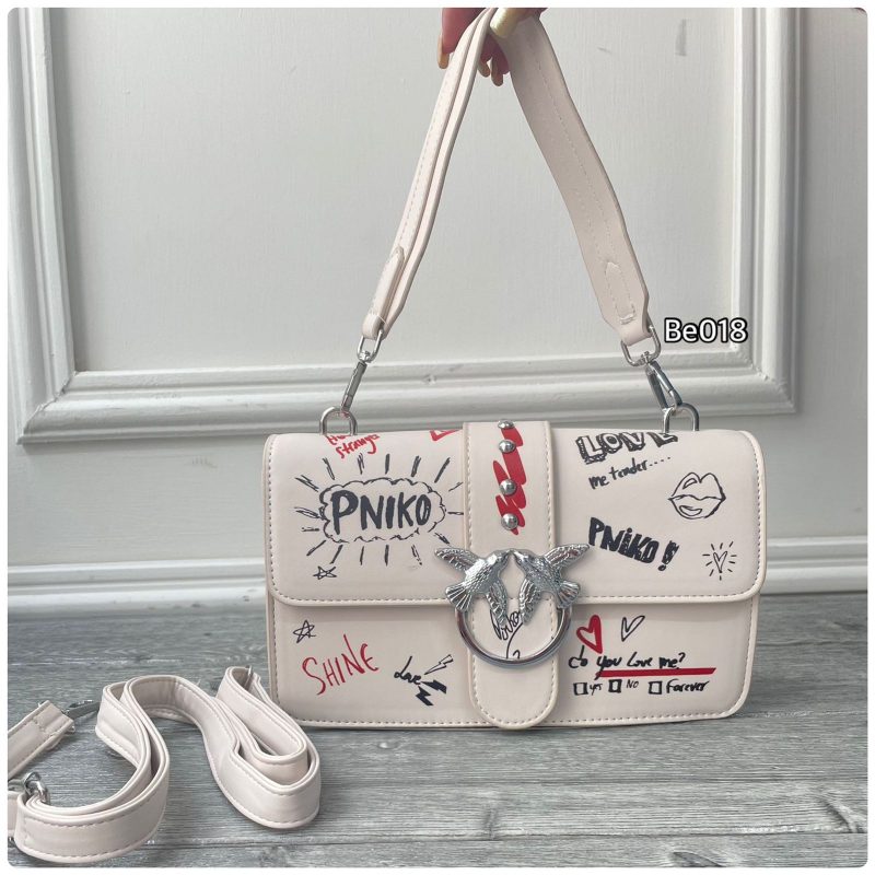 bolso beige letras 24Cm*14Cm 2101-9 - Image 4