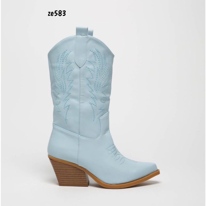 Bota texana Azul tacon 7Cm U9B-AX2119-7 - Image 3
