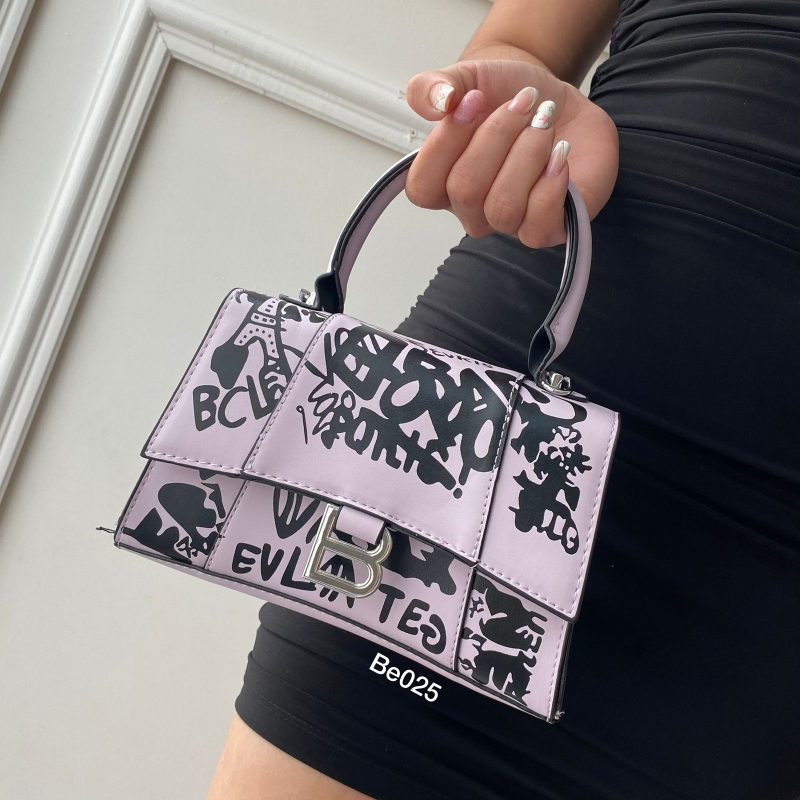 Bolso lila letras 20cm*13cm 1152-26
