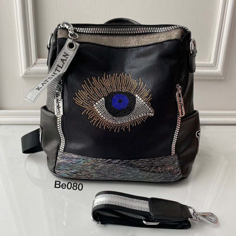 Morral negro apliques  30cm*30cm  1033-15-19 - Image 2