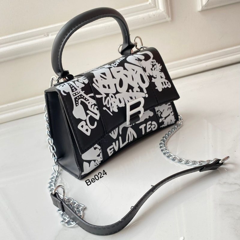 Bolso negro letras 20cm*13cm 1152-26 - Image 2