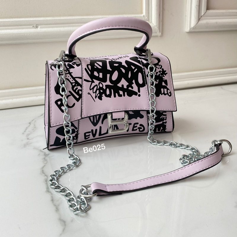Bolso lila letras 20cm*13cm 1152-26 - Image 2